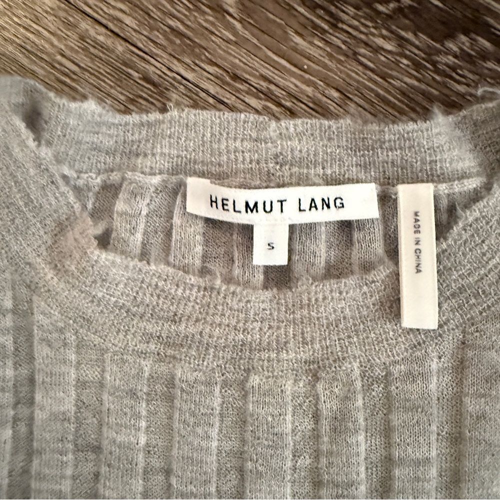 Helmut Lang Ribbed Cashmere Top - Picture 5 of 9